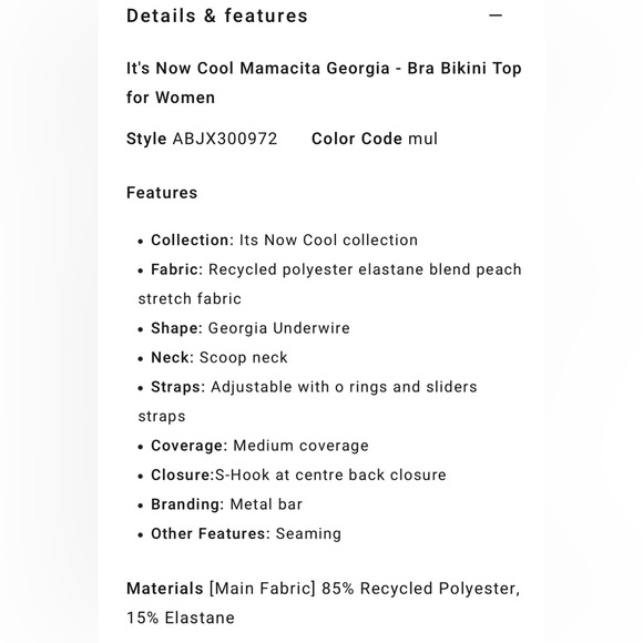 Billabong X It’s Now Cool bikini top (M/10) - Picture 11 of 11